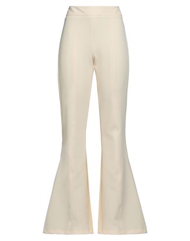 Mariuccia Woman Pants Cream Size S Polyester, Elastane