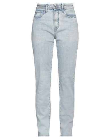 Shop Jacob Cohёn Woman Jeans Blue Size 28 Cotton, Elastomultiester, Elastane