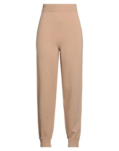 Twinset Woman Pants Camel Size M Wool, Cashmere, Polyester In Brown
