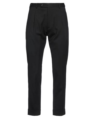 Messagerie Patrizio Piscaglia Man Pants Black Size 38 Polyester, Viscose, Wool, Elastane
