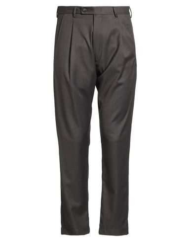 Messagerie Patrizio Piscaglia Man Pants Charcoal Size 32 Polyester, Viscose, Wool, Elastane In Gray