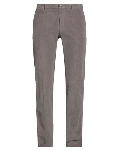 Incotex Man Pants Taupe Size 36 Cotton, Elastane In Gray