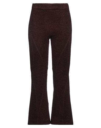 Jil Sander Woman Pants Chocolate Brown Size 2 Wool, Polyamide