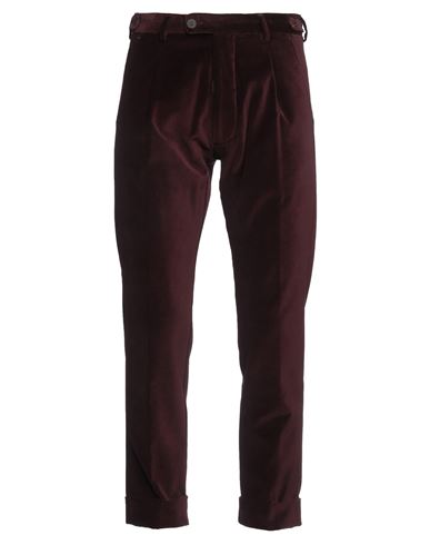 Messagerie Patrizio Piscaglia Man Pants Burgundy Size 36 Cotton In Green