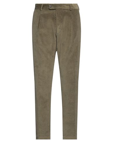Messagerie Man Pants Military Green Size 40 Cotton, Elastane
