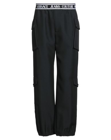 Shop Versace Jeans Couture Man Pants Black Size 32 Polyester