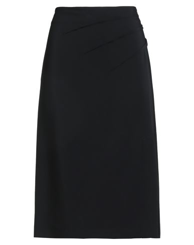 Alberta Ferretti Woman Midi Skirt Black Size 10 Viscose, Elastane