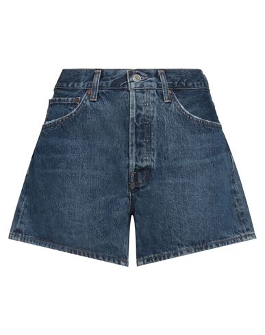 Agolde Woman Denim Shorts Blue Size 29 Cotton