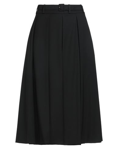 Patou Wool Skirt With A-line Silhouette And Side Pockets