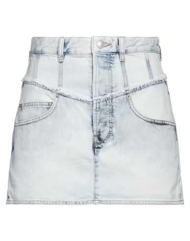 Isabel Marant Woman Denim Skirt Blue Size 6 Cotton