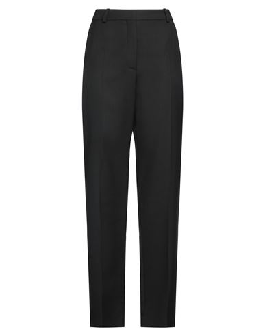 Calvin Klein Woman Pants Black Size 10 Polyester, Viscose