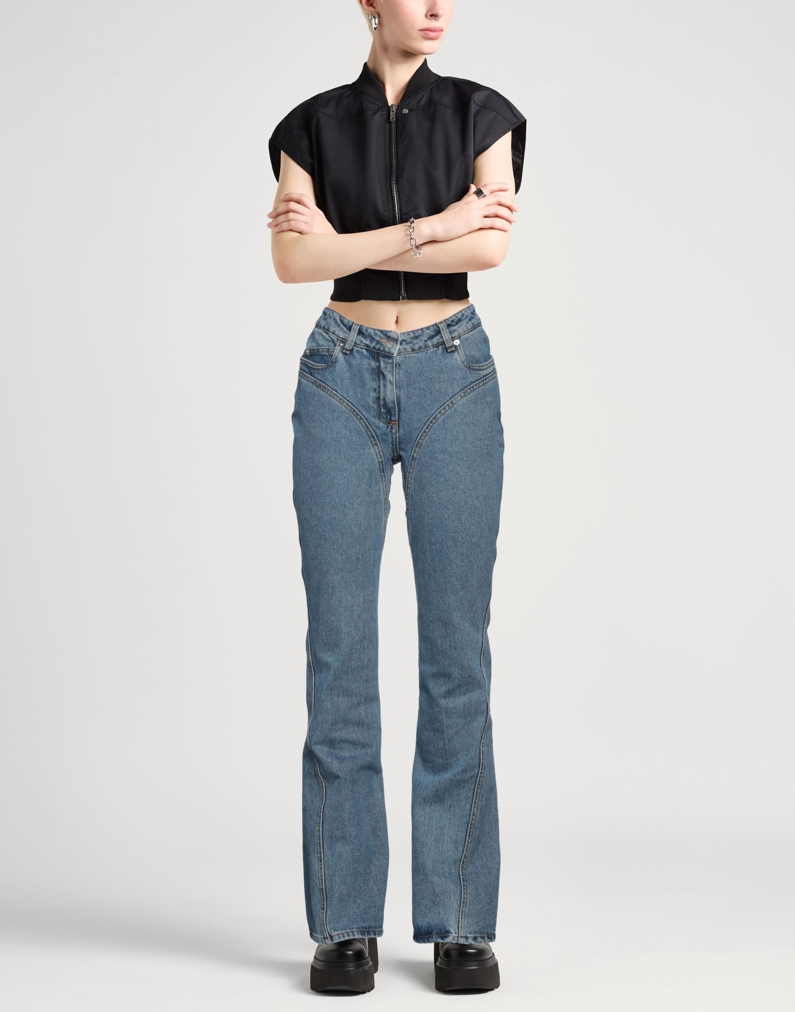  Mugler - Hosen & Röcke - Jeanshosen - On Yoox.com 