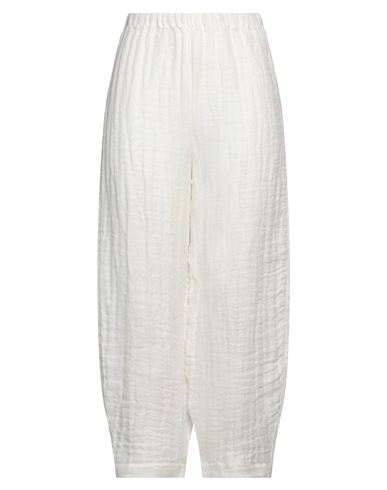 BY MALENE BIRGER BY MALENE BIRGER WOMAN PANTS IVORY SIZE 38 ORGANIC LINEN