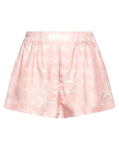 Versace Woman Shorts & Bermuda Shorts Pink Size 6 Silk
