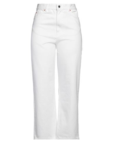 Shop Wardrobe.nyc Wardrobe. Nyc Woman Jeans White Size 28 Cotton