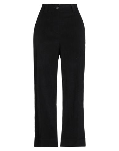 Momoní Woman Pants Black Size 8 Cotton, Modal, Elastane In Black