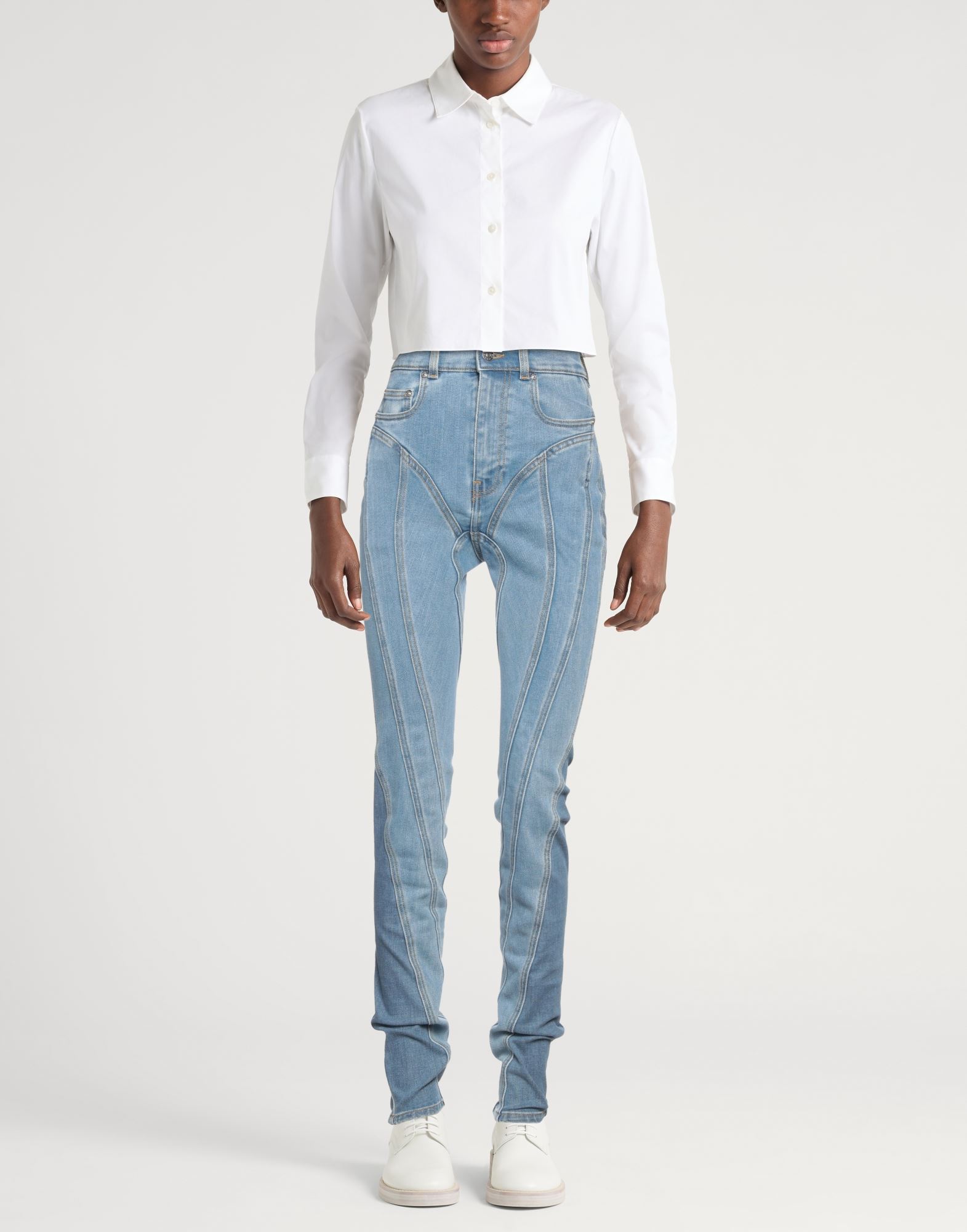  Mugler - Hosen & Röcke - Jeanshosen - On Yoox.com 