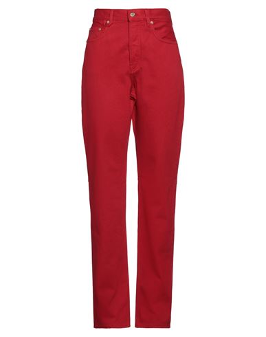 Jacquemus Woman Jeans Red Size 30 Cotton