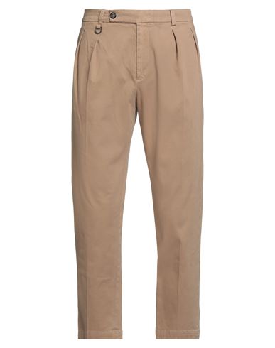 Paolo Pecora Man Pants Camel Size 36 Cotton, Elastane