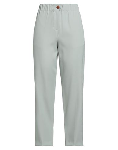 Alysi Crème Woman Pants Sage Green Size 2 Virgin Wool