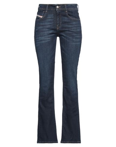 Diesel Woman Jeans Blue Size 30w-30l Cotton, Elastane