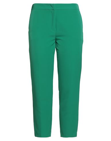 Clips Woman Pants Green Size 10 Polyester, Elastane In Green