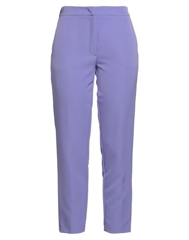 Clips Woman Pants Lilac Size 6 Polyester, Elastane In Purple