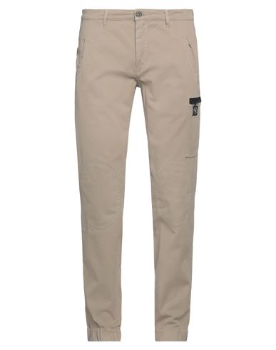 Three Stroke Man Pants Beige Size 32 Cotton, Elastane