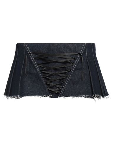 Dilara Findikoglu Micro Gonna Plissettata Effetto Corsetto In Blue