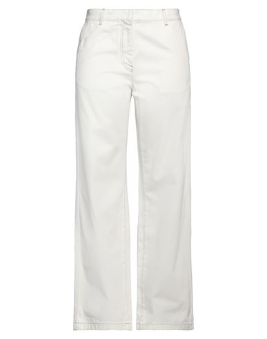 Dries Van Noten Woman Jeans White Size 8 Cotton