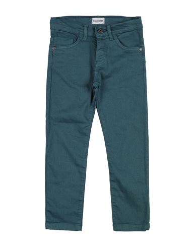 Bikkembergs Toddler Boy Jeans Deep Teal Size 5 Cotton, Elastane