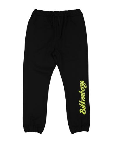 Bikkembergs Toddler Boy Pants Black Size 5 Cotton, Lycra