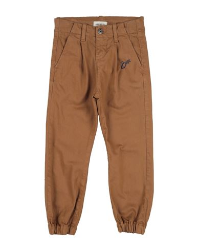 BIKKEMBERGS BIKKEMBERGS TODDLER BOY PANTS CAMEL SIZE 5 COTTON, ELASTANE 