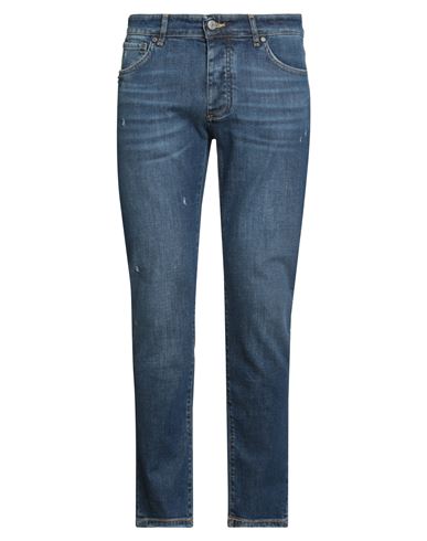 Dw Denim World Man Jeans Blue Size 34 Cotton, Elastane
