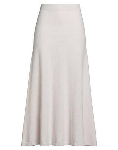 Shop Alysi Chocolat Woman Midi Skirt Light Pink Size M Merino Wool