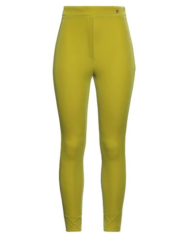 Elisabetta Franchi Woman Pants Lime Green Size 6 Polyester, Elastane