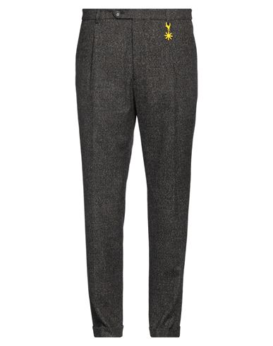 Manuel Ritz Man Pants Black Size 42 Polyester, Viscose, Acrylic, Wool, Elastane