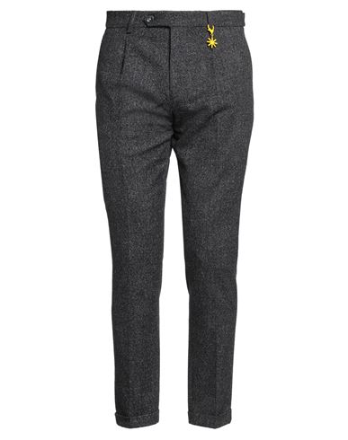 Manuel Ritz Man Pants Midnight Blue Size 38 Polyester, Viscose, Acrylic, Wool, Elastane