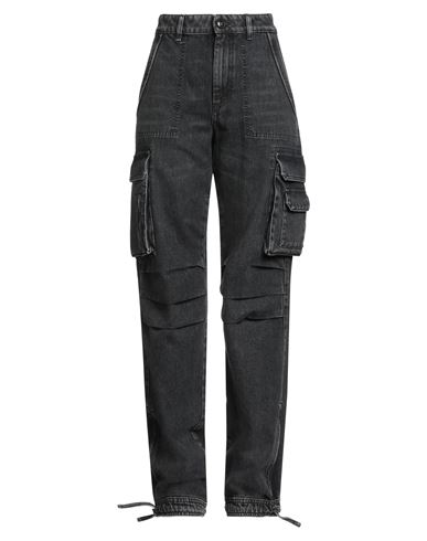Semicouture Woman Jeans Black Size 28 Cotton