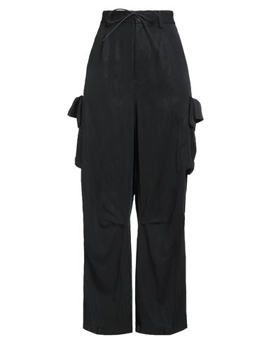 Y-3 Woman Pants Black Size M Lyocell, Polyamide