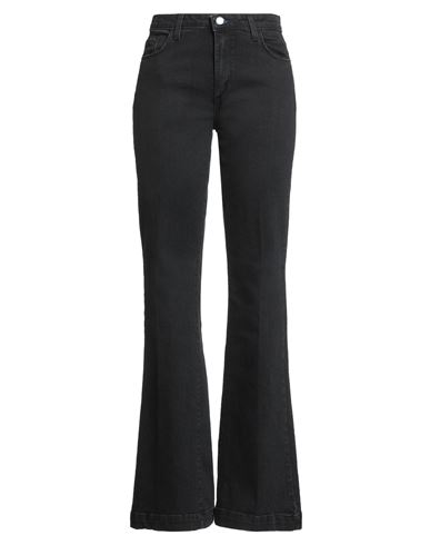 Shop Merci Italia Woman Jeans Black Size 27 Cotton, Elastane
