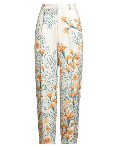 Pantalones Mujer Beige M Mujer
