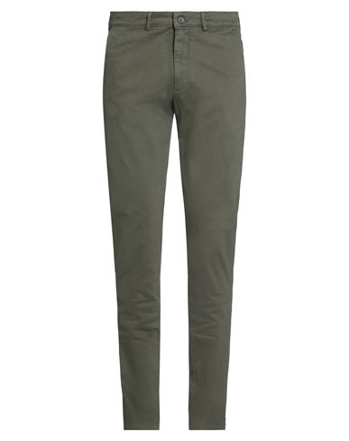 Lyle & Scott Man Pants Military Green Size 34 Cotton, Elastane In Green