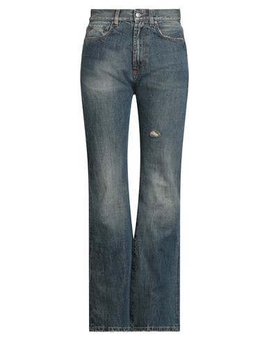 The Big White Blue Woman Jeans Blue Size 32 Cotton, Polyester