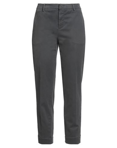 Pt Torino Woman Pants Charcoal Size 10 Modal, Cotton, Elastane In Gray