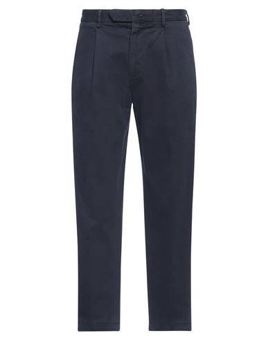 Santaniello Man Pants Midnight Blue Size 32 Cotton, Elastane