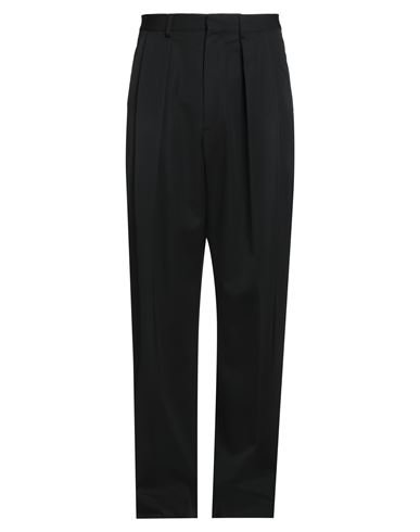 Moschino Man Pants Black Size 36 Virgin Wool In Black