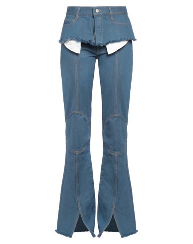 Miista Woman Jeans Blue Size 6 Cotton