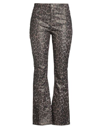 Guess Woman Pants Beige Size 29w-32l Cotton, Polyester, Elastane