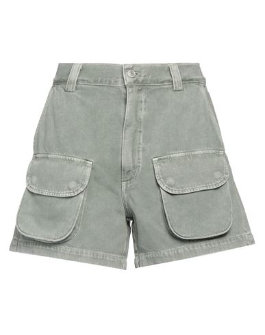 Agolde Woman Denim Shorts Sage Green Size 29 Organic Cotton